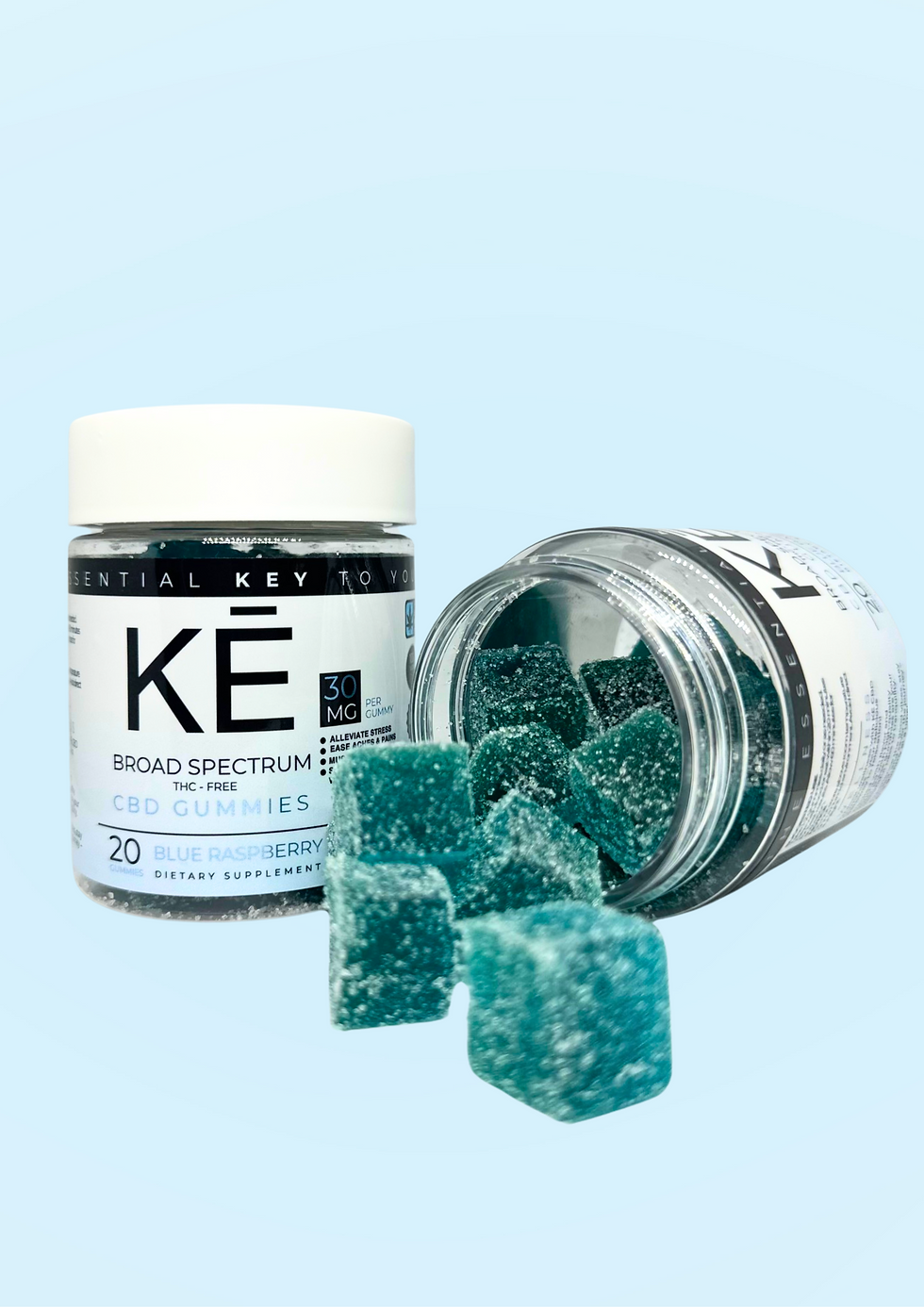 Thumbnail: Blue Raspberry THC-Free Gummies