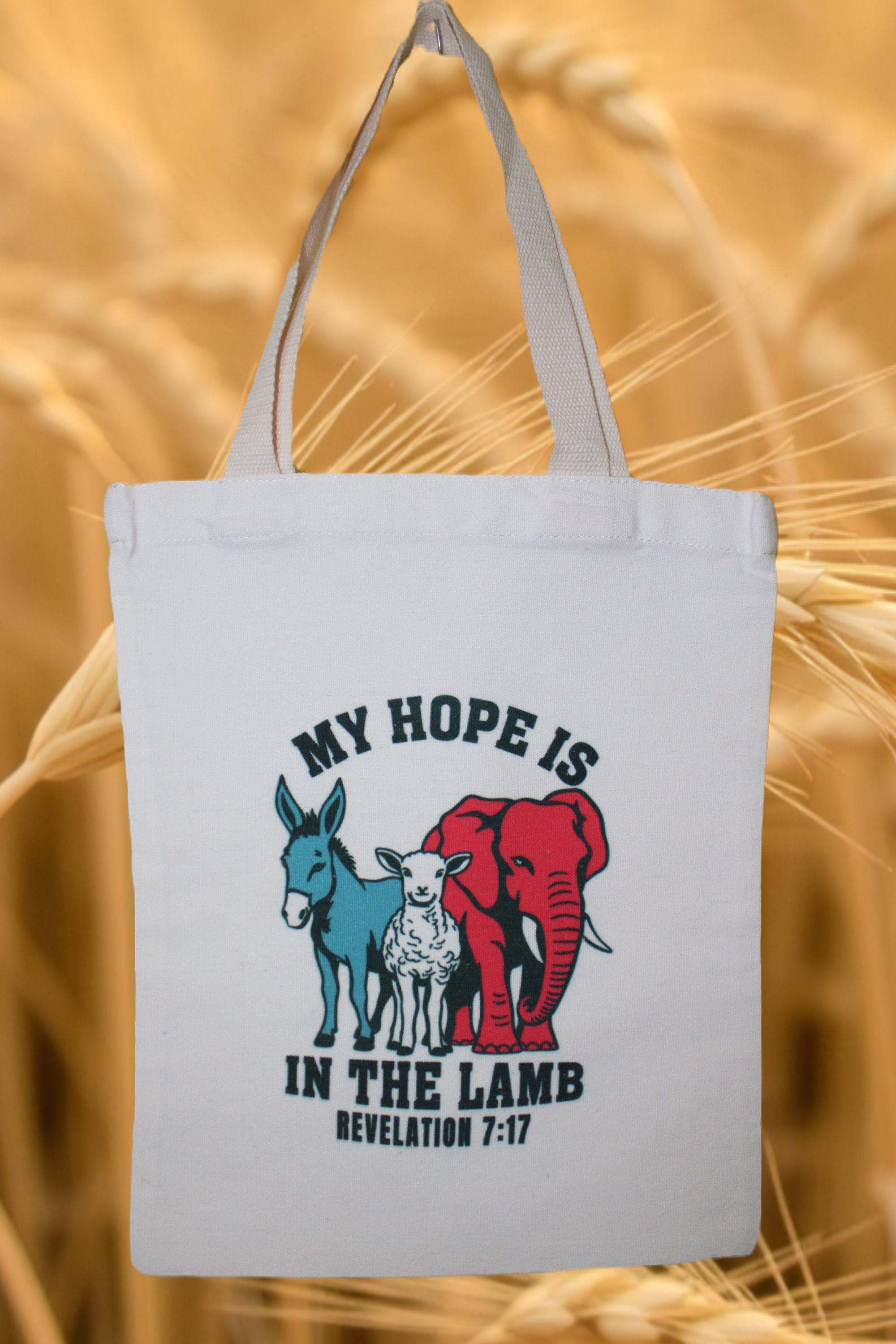 My Hope Is In The Lamb Canvas Bag