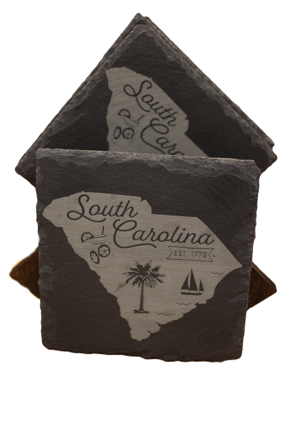 Thumbnail: Slate Coaster Set