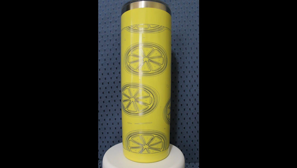 Thumbnail: Yellow Lemon Slices Tumbler