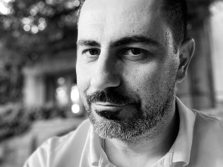 Constantinos Lytras profile pic in B&W