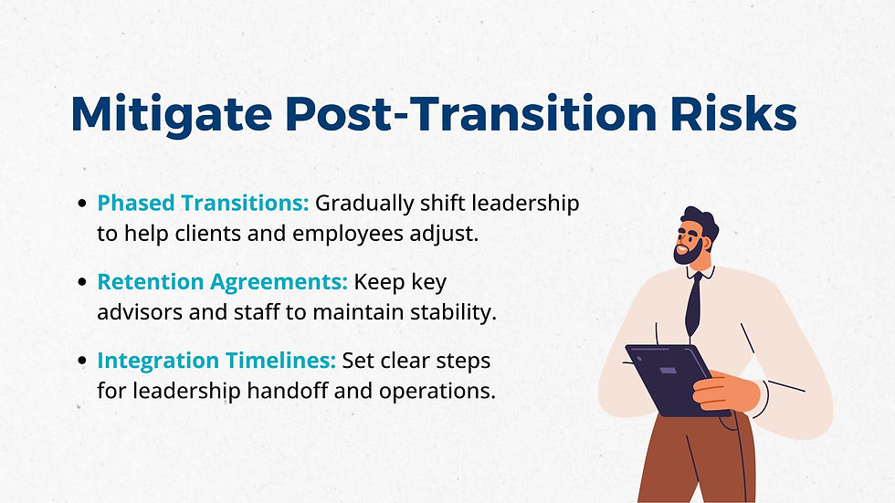 Mitigate Post-Transition Risks