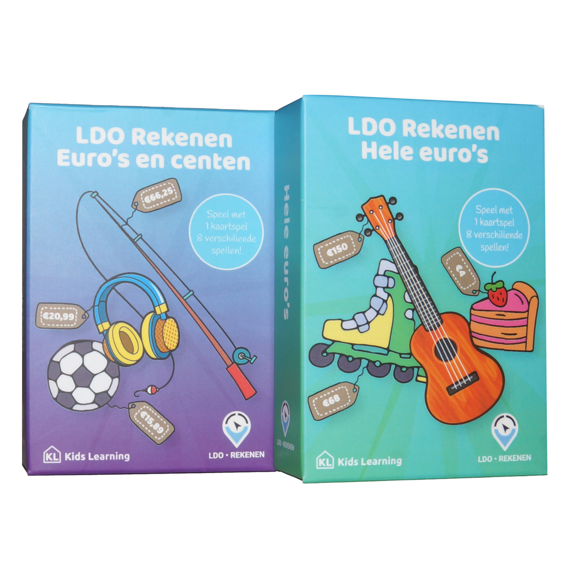 LDO Rekenen - Kaartspel Geld - set van 2