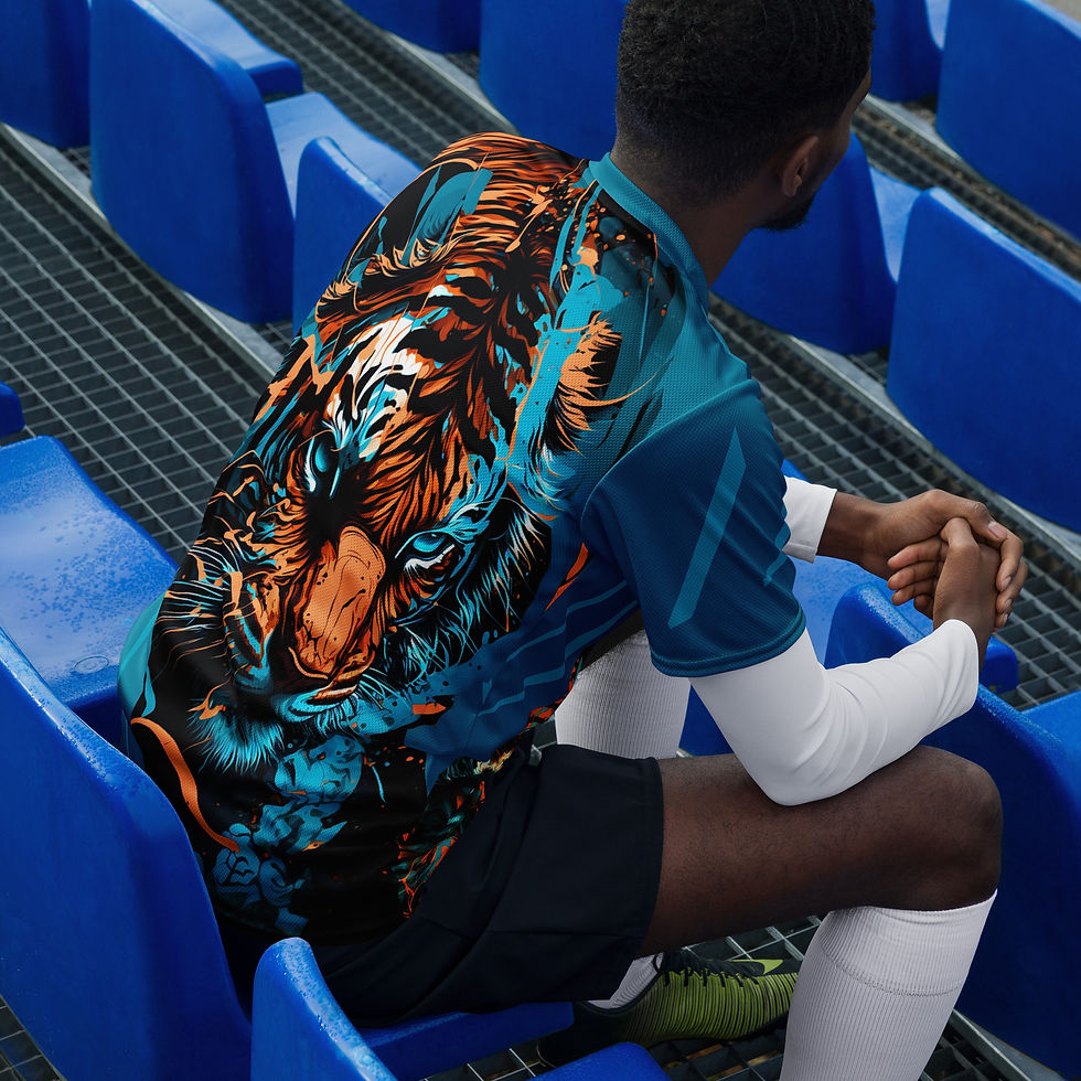 Miniature : L'œil du tigre - textile recyclé