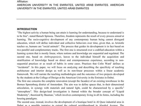 Research Article published in AMPS PROCEEDINGS SERIES 43 v.2 