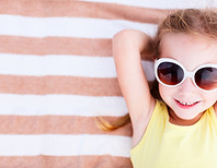 Girl on Towel