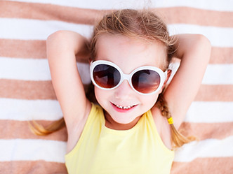 Girl on Towel