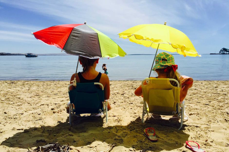 couple on the beach