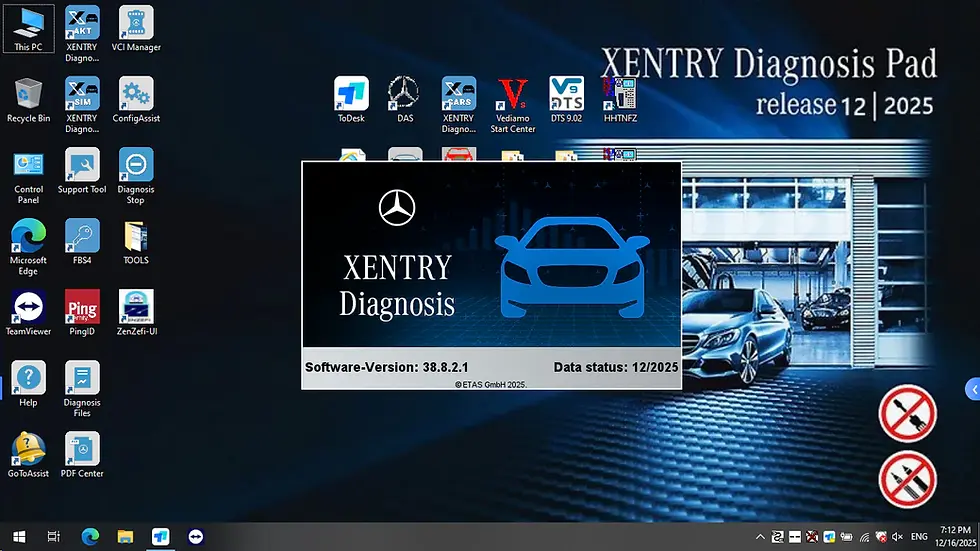 Thumbnail: MB Star C6 DoIP Diagnostic and Programming Tool with V2025.12 Xentry Software fo