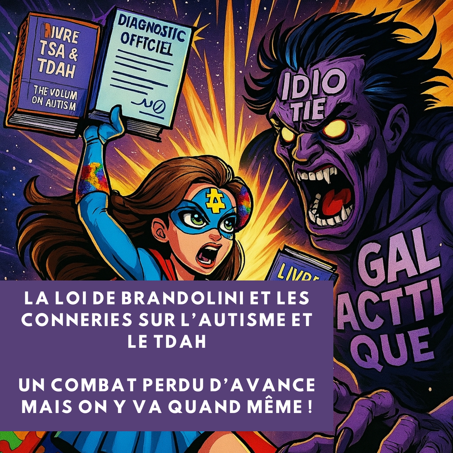 La loi de Brandolini et les conneries sur l’autisme et le TDAH - Un combat perdu d’avance mais on y va quand même !