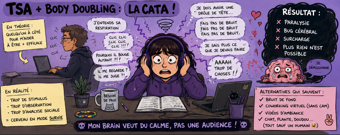 TSA et le body doubling