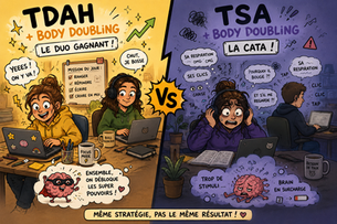 TDAH et le body doubling / TSA et le body doubling : la cata !