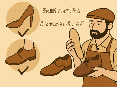 足と靴の勘違い6選