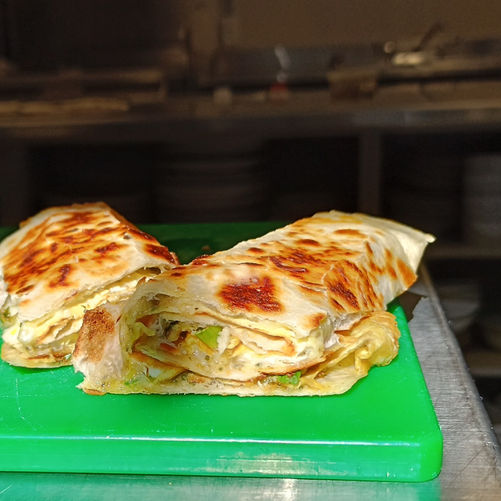 From The North Grove's Kitchen: Crispy Mushroom Egg Roll with Salad