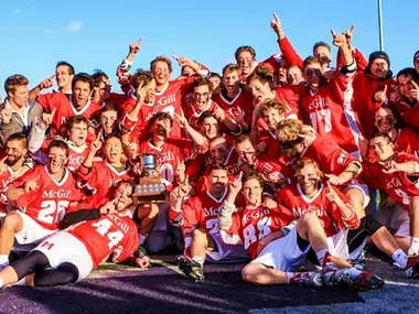 McGill 2015 Men's Lacrosse team Headed to the Hall of Fame
