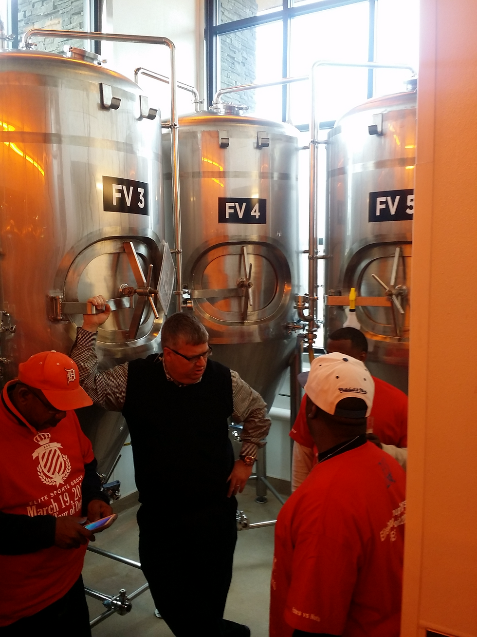 Talking beer at Granite City