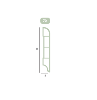 Thumbnail: ROUND SKIRTING BOARD P2