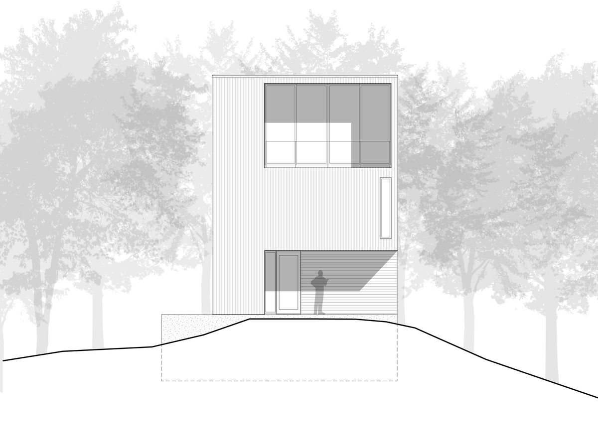 Rending of the treehouse and its balcony by dSPACE Studio