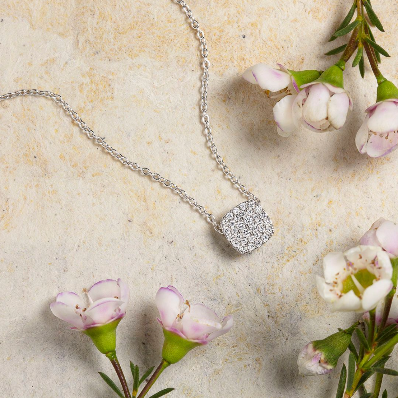 Northern Star Diamond Pendant Necklace