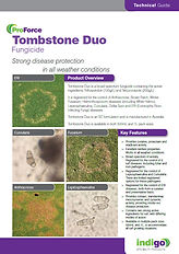 Indigo Proforce Tombstone Duo Brochure T