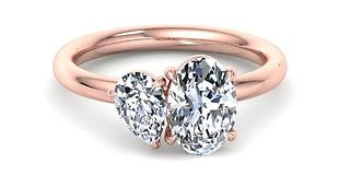 two stone engagement ring