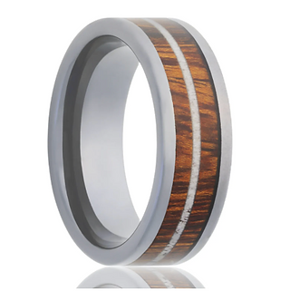 wood wedding band