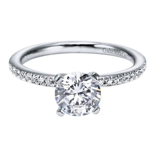 skinny diamond engagement ring band