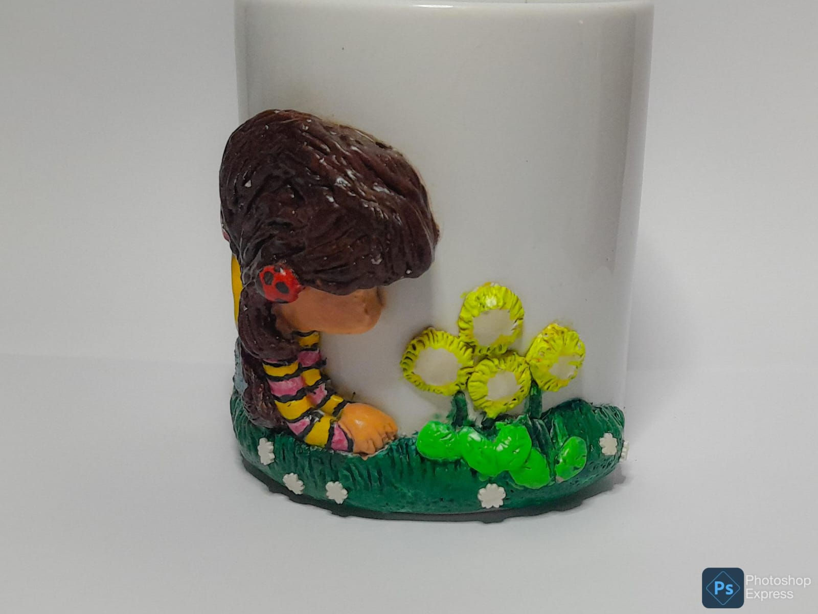 TAZA 3D NIÑA NATURE PERSONALIZADA