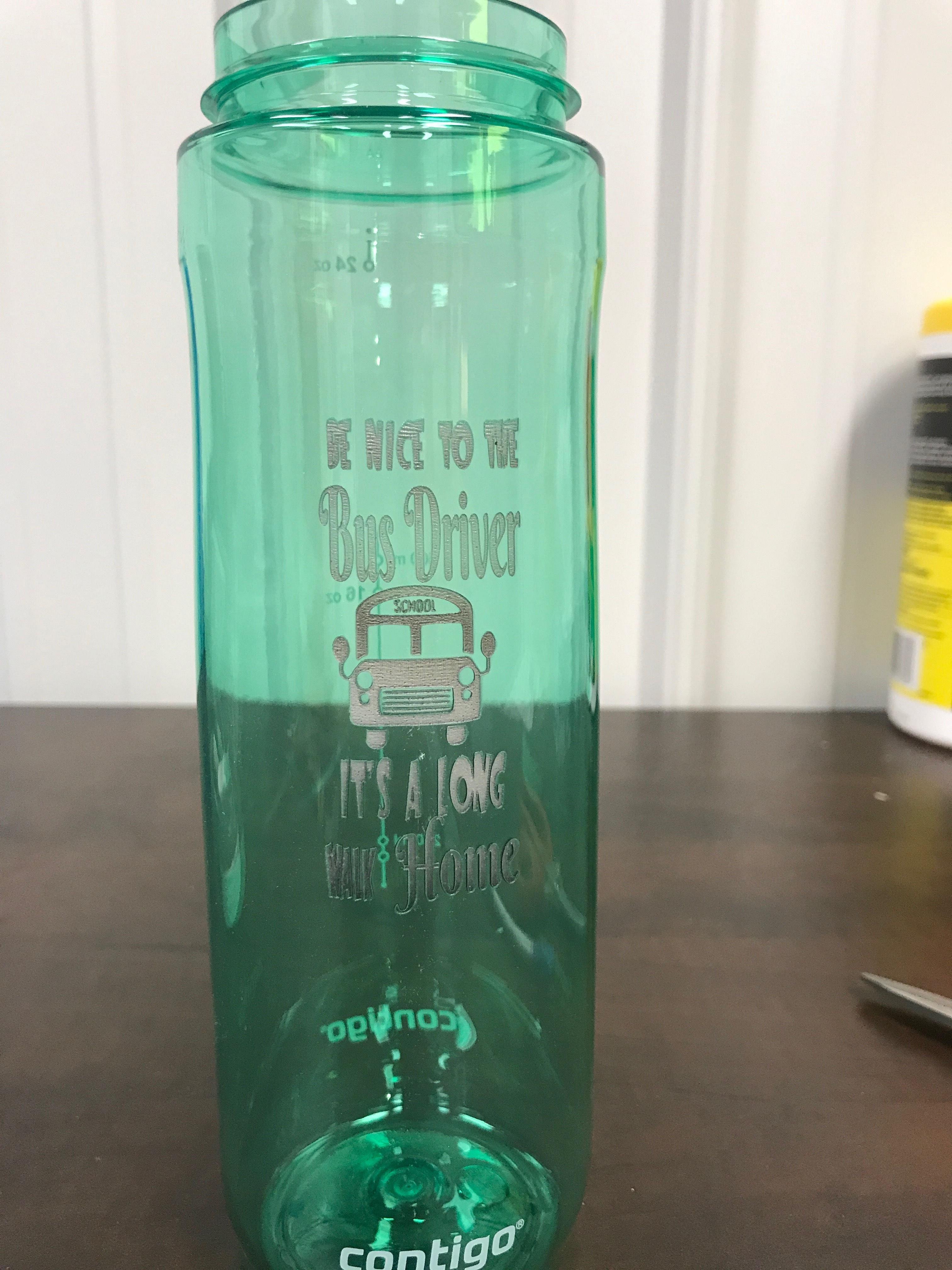 "Be Nice to the Bus Driver" CONTIGO Bottles