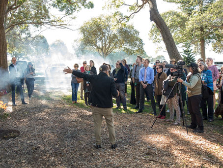 Indigenous Art Installation at Centennial Parklands - 19th May 2021