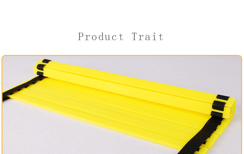 Thumbnail: Sports Agility Ladder Football Adjustable Nylon Strap Jumping Ladder Speed  Fitn