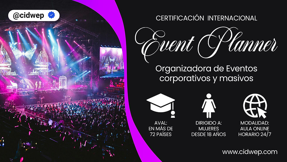 Cursos y Certificaciones de Eventos