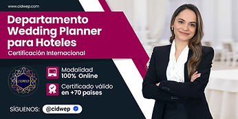 Departamento Wedding Planner para Hoteles