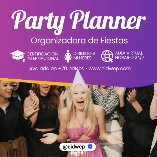 Certificación Party Planner - Organizadora de Fiestas - 