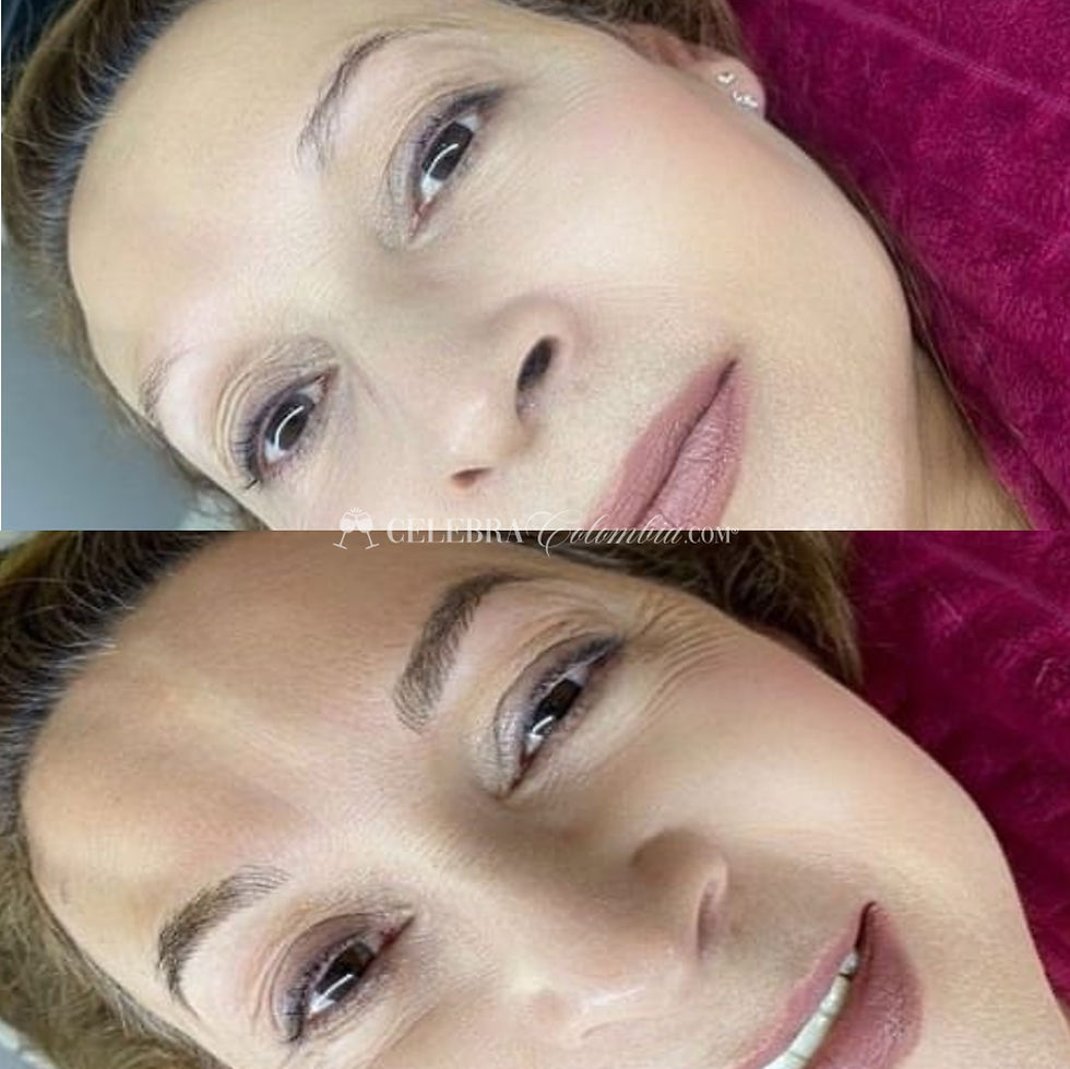 Cejas con Microblanding y Laminado de Cejas -