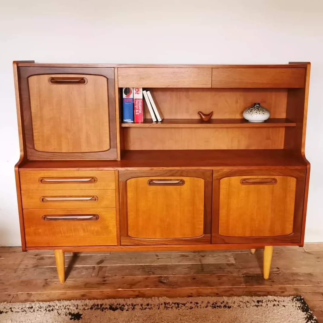 Vintage Mid Century Teak Sideboard by Stonehill