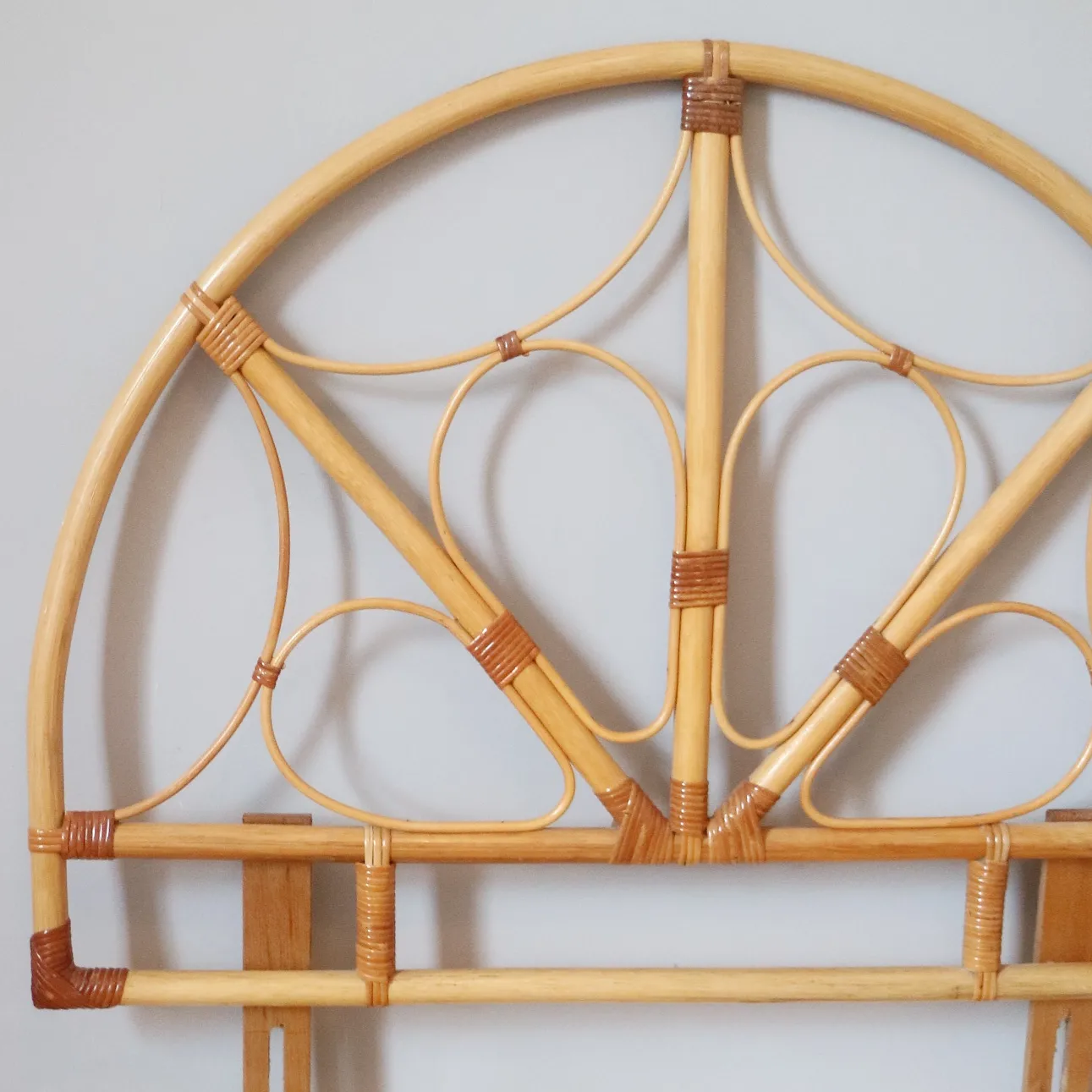 Vintage Boho Bamboo Single Headboard
