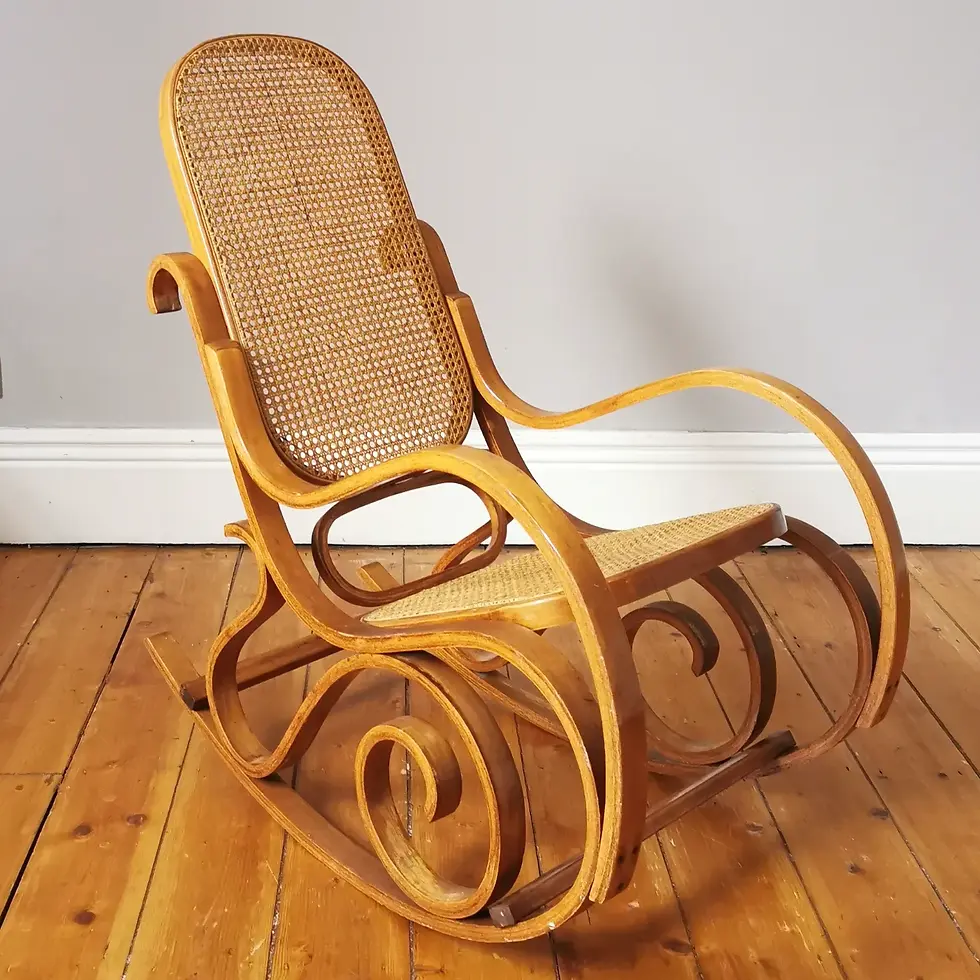 Vintage Bentwood Thonet Rocking Chair