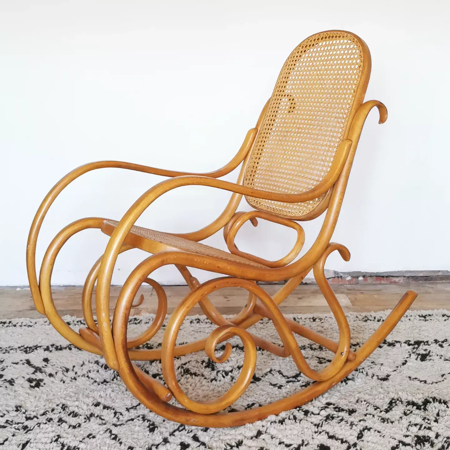 Vintage Bentwood Thonet Rocking Chair
