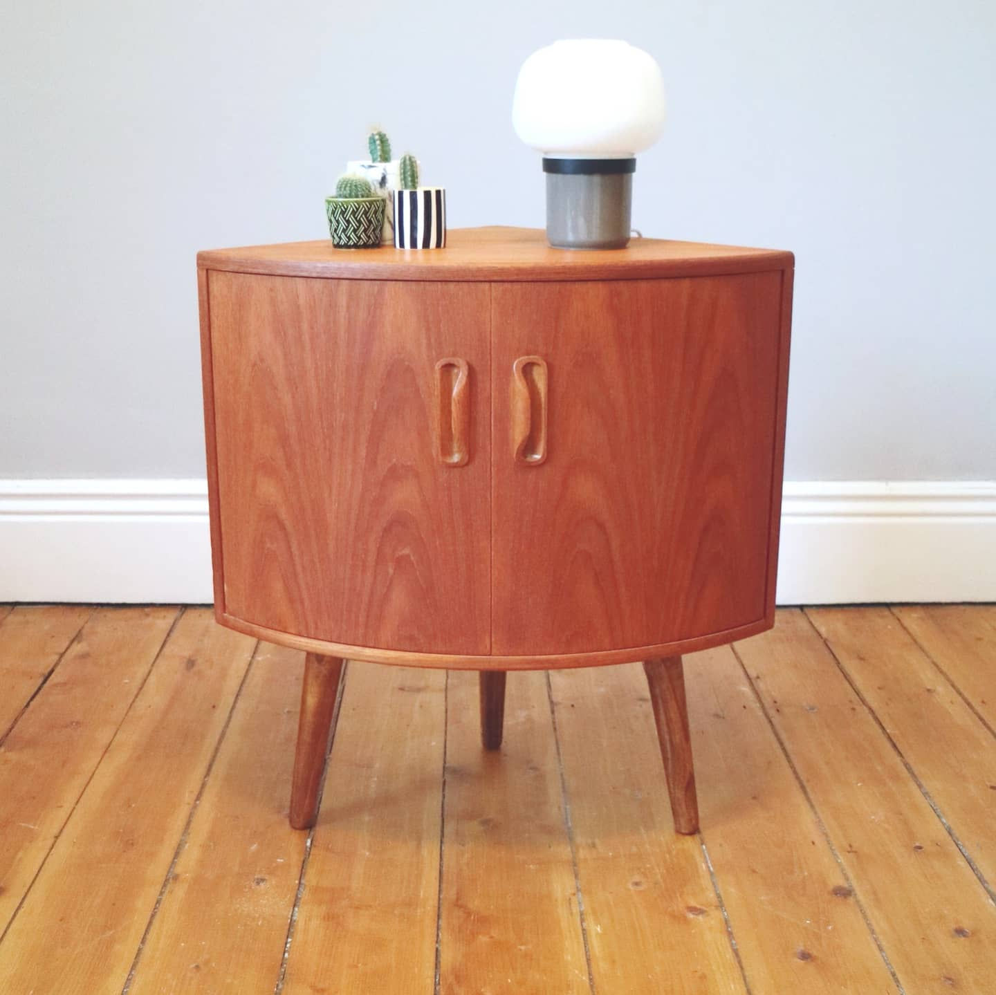 Vintage Mid Century G Plan Corner Cabinet. Fully Restored.