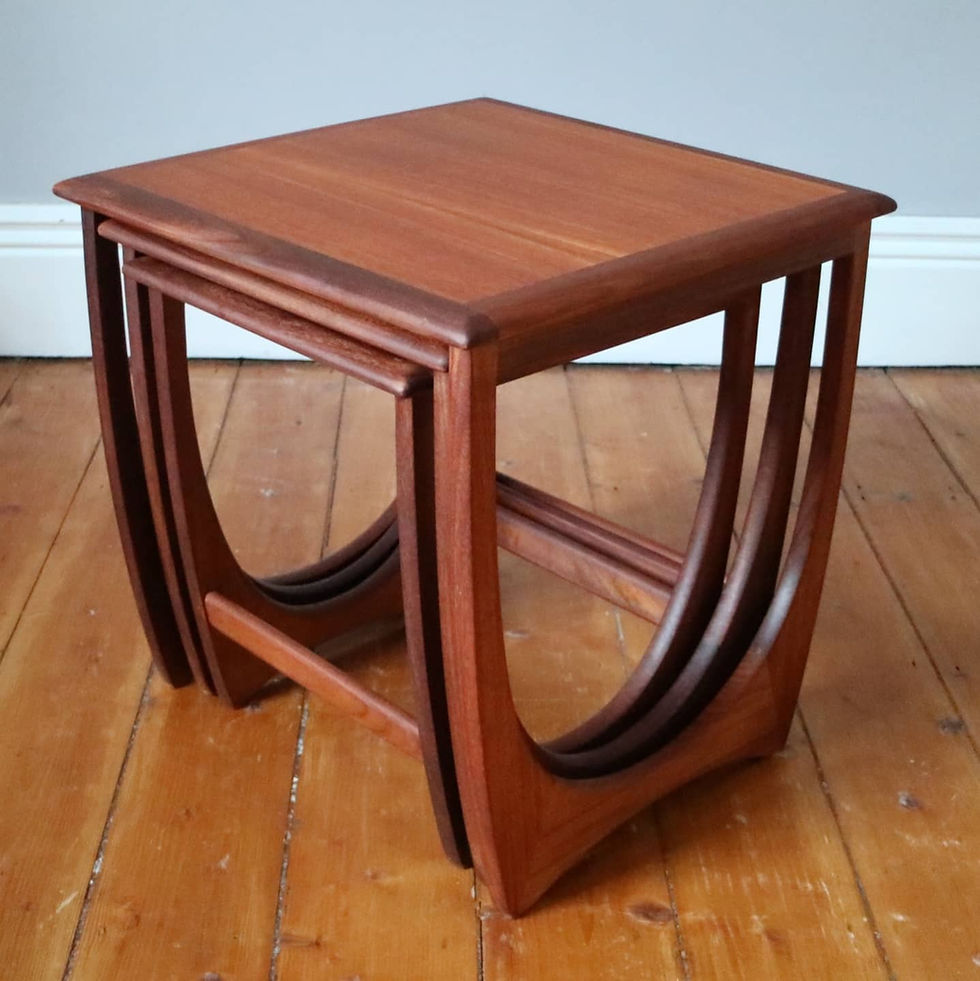 Thumbnail: Vintage G Plan Fresco teak nest of tables

Fully restored