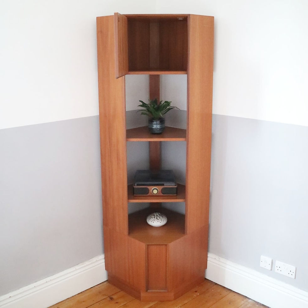 Thumbnail: Vintage Mid Century G Plan Form Five Corner Cabinet