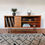 Thumbnail: Vintage Mid Century Teak Media Unit Record Cabinet