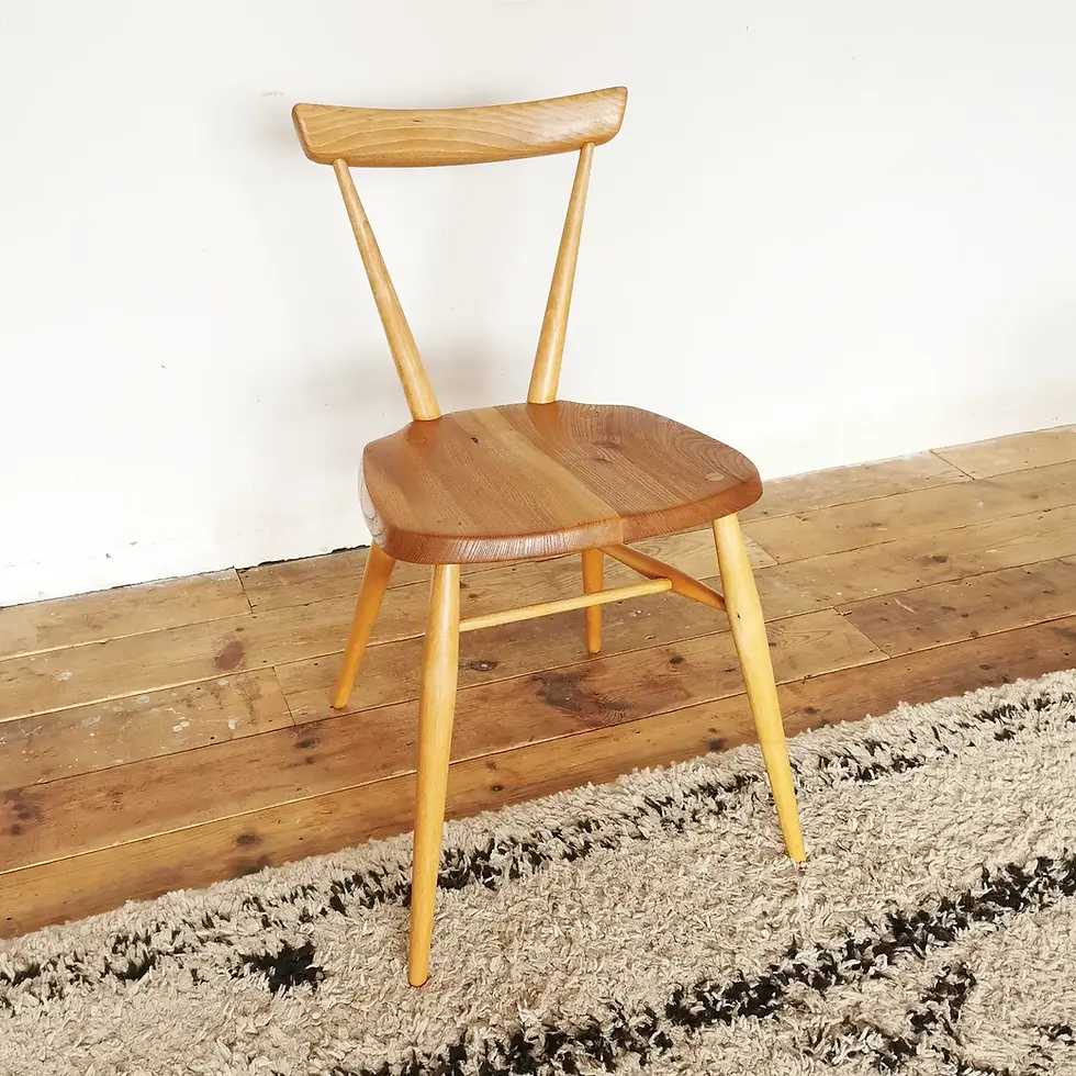 Thumbnail: Pair Of Rare Ercol Adult 440 Stacking Dining Chairs

Fully Restored

£395