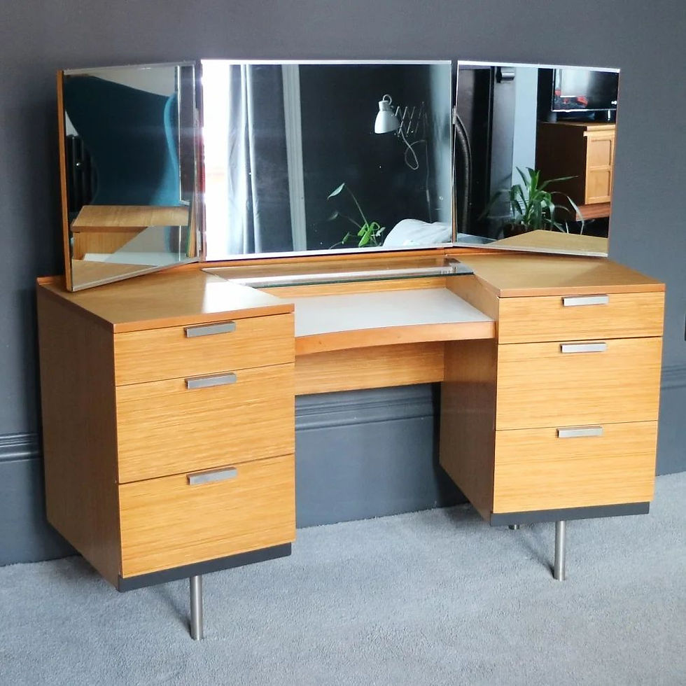 Vintage Stag 'Fineline' Modernist Dressing Table Desk