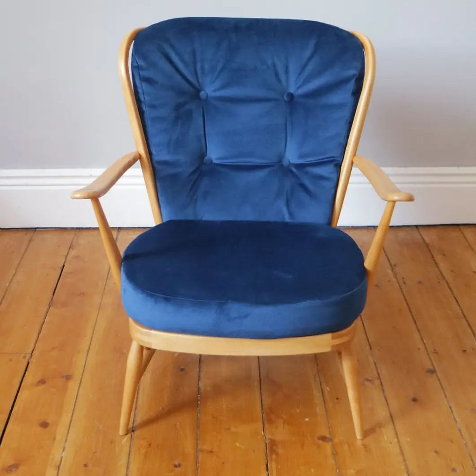 Thumbnail: Vintage Ercol 477 Windsor Easy Arm Chair