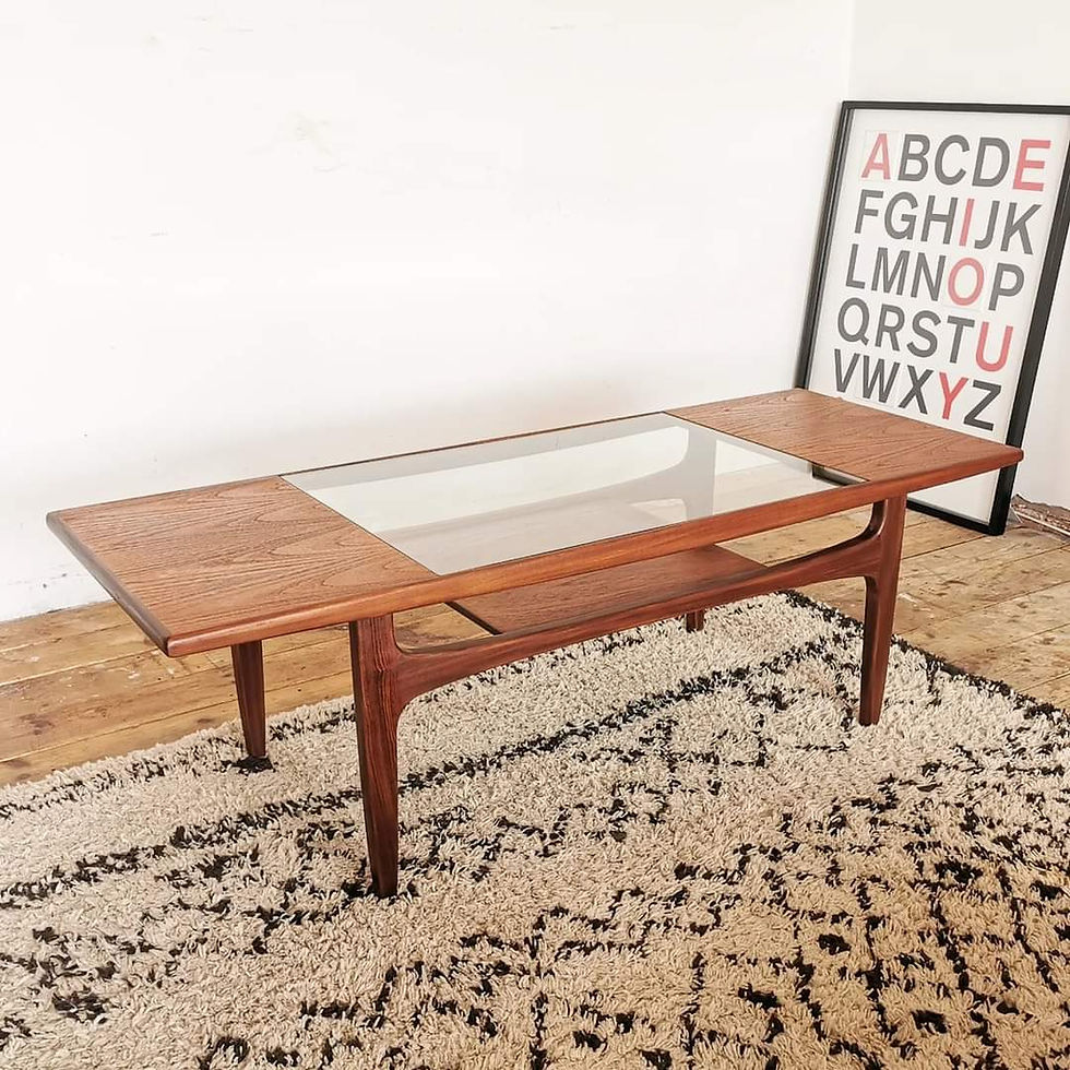 Thumbnail: Vintage Mid Century Long John 'Mad Men' G Plan Fresco Coffee Table