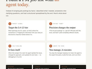 Built a PM job list with Claude Code today.