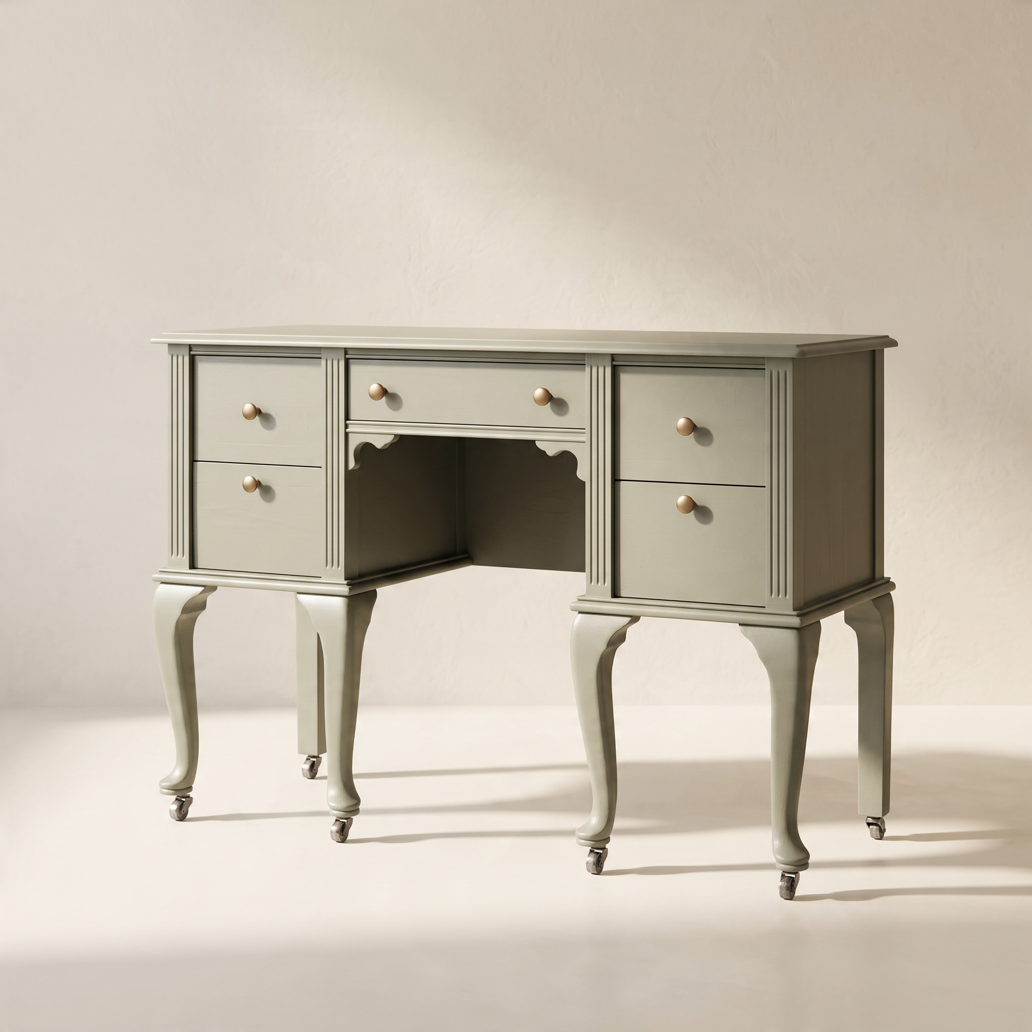 Lucienne – Sage Green Writing Desk