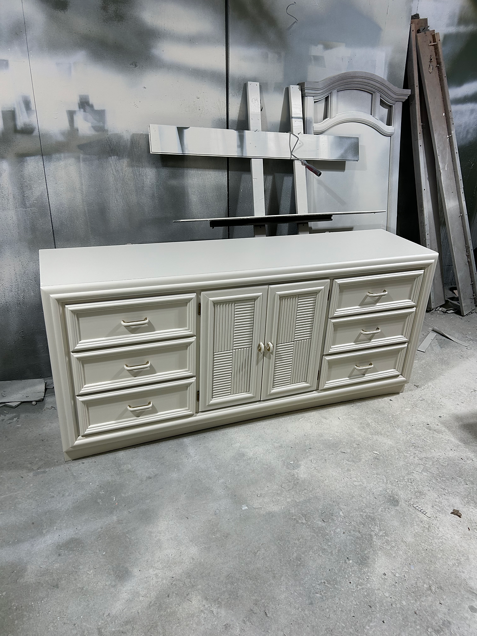 Thumbnail: The Hartwell — Refinished 6-Drawer Dresser in Cottage White